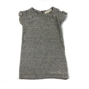 Zara Heathered with gold sparkle dress